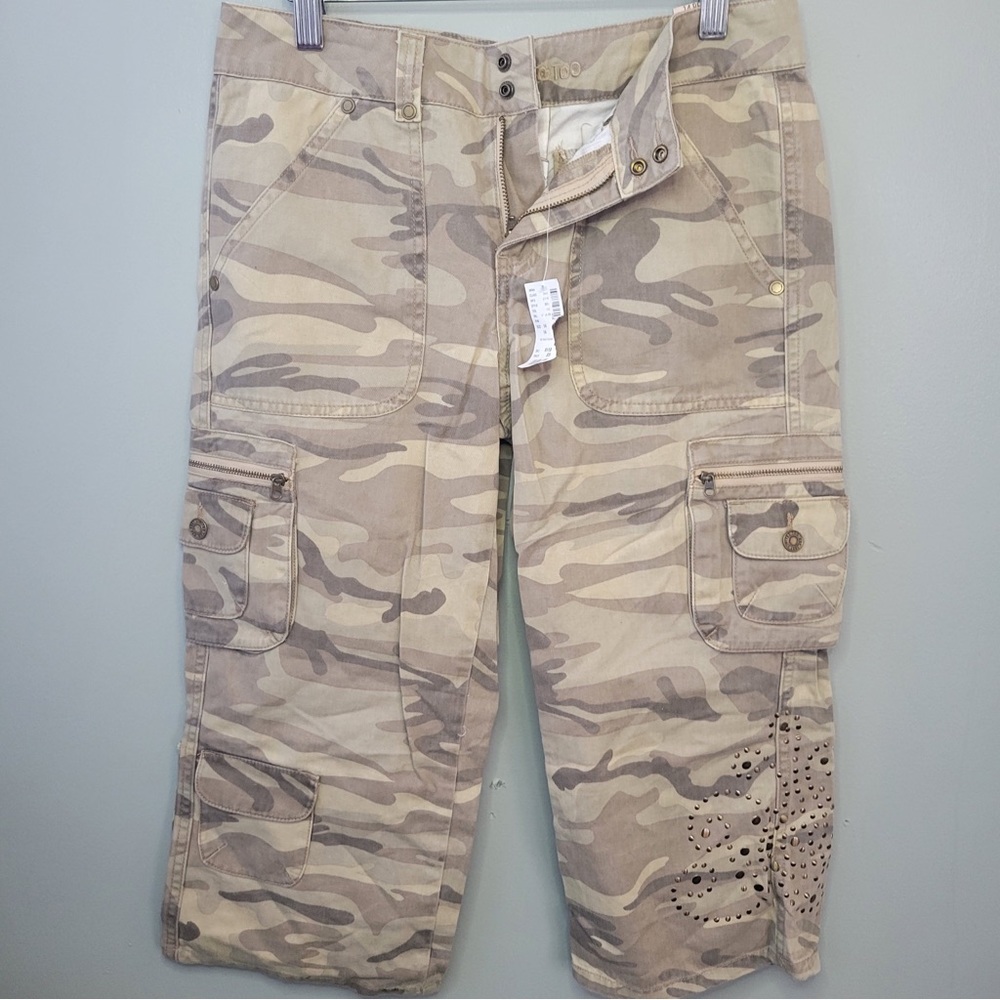 NWT Limited Too Camouflage Pants with Butterfly Embellishment Girls 14 Regular